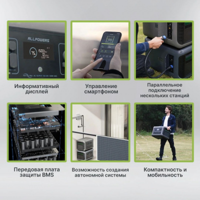 Портативная электростанция Allpowers R3500-V2 в Енакиево