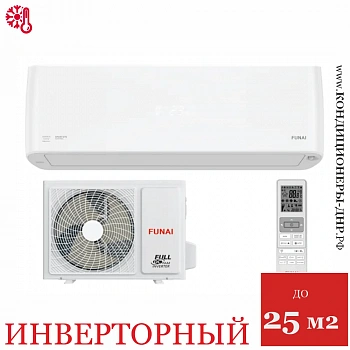 Кондиционер Funai RACI-EM25HP.D04/S/RACI-EM25HP.D04/U Emperor Smart Eye Inverter в Енакиево