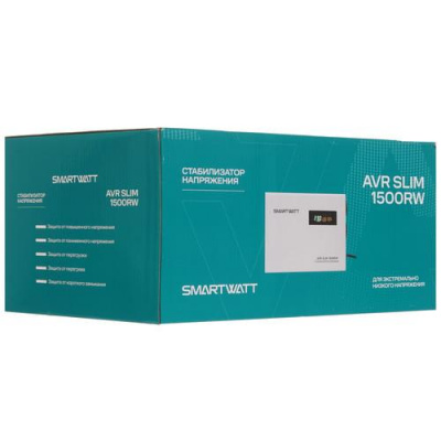 Стабилизатор напряжения SMARTWATT AVR SLIM 1500RW в Енакиево