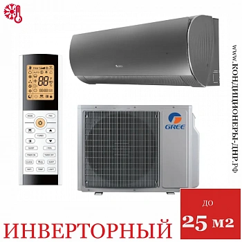 Кондиционер Gree GWH09ACC-K6DNA1F(LCLH) Lyra Inverter Black в Енакиево