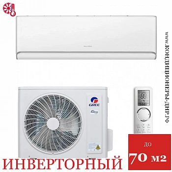 Кондиционер Gree GWH24AVEXF-K6DNA1A Airy Inverter белый в Енакиево